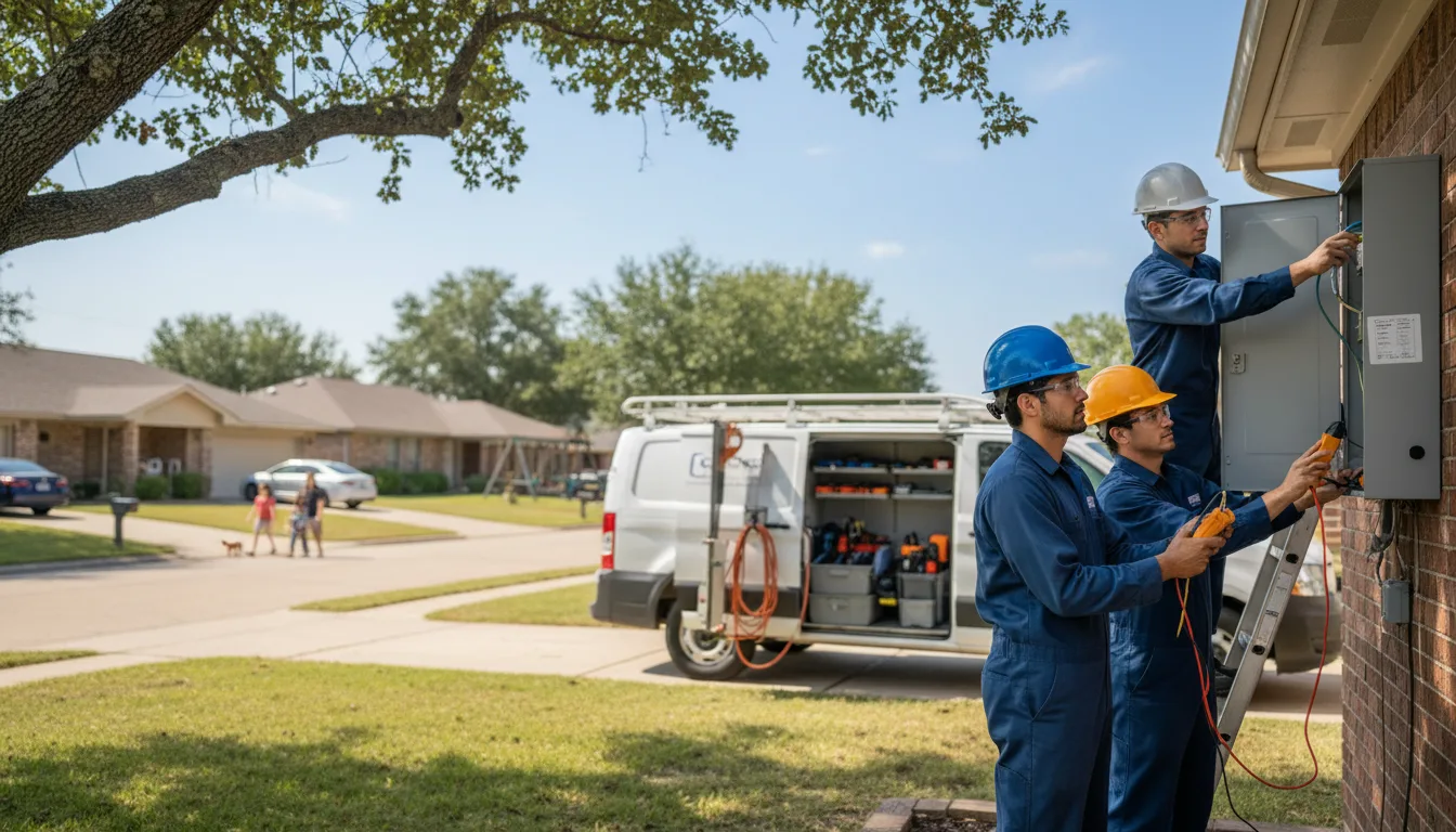 Certified electrician providing emergency electrical services in Alvarado, MN